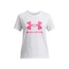 Under Armour UA BIG LOGO SS-WHT dívčí tričko Under Armour UA BIG LOGO SS-WHT dívčí tričko