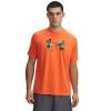 Under Armour UA M TECH PRINT FILL SS-ORG pánské tréninkové tričko Under Armour UA M TECH PRINT FILL SS-ORG pánské tréninkové tričko