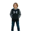 Under Armour UA Rival Flc Cblck Grphc HD chlapecká mikina s kapucí