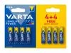 Varta Baterie mikrotužková AAA LR03 (4+4ks) alkalická Longlife Power Varta Baterie mikrotužková AAA LR03 (4+4ks) alkalická Longlife Power