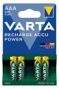 Varta Baterie mikrotužková AAA LR03 dobíjecí 800mAh/1000 cyklů (4ks)