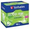 Verbatim CD-RW SERL 700MB, 12x, jewel case 10 ks Verbatim CD-RW SERL 700MB, 12x, jewel case 10 ks