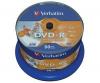 VERBATIM DVD-R AZO 4,7GB, 16x, printable, spindle 50 ks VERBATIM DVD-R AZO 4,7GB, 16x, printable, spindle 50 ks