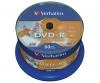 Verbatim DVD-R AZO 4,7GB, 16x, printable, spindle 50 ks Verbatim DVD-R AZO 4,7GB, 16x, printable, spindle 50 ks