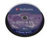 VERBATIM DVD+R DL AZO 8,5GB, 8x, spindle 10 ks