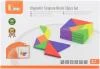 Viga DŘEVO Tangramy magnetické tvary 35 dílků puzzle skládačka