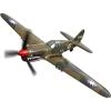 Volantex RC letadlo P-40 Warhawk RTF se 6ti osou stabilizací z odolného EPP materiálu