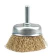 Vorel Kartáč drátěný čelní s nástavcem do vrtačky 50 mm pomosazený drát (VÝPRODEJ)