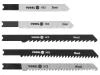 Vorel List do přímočaré pily 4x 105/75 1s76/50 mm 5 ks Vorel List do přímočaré pily 4x 105/75 1s76/50 mm 5 ks