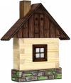 Walachia Chaloupka roubená na zeď W01C Hobby Kit DŘEVĚNÁ (stavebnice)