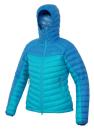 Warmpeace VIKI LADY dámská péřová bunda POUZE XS fresh blue/winter blue (VÝPRODEJ)