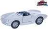 Welly Auto model Porsche 550 Spyder kov PB 12cm stříbrné