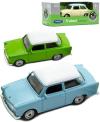 Welly Auto retro model Trabant 7cm volný chod 1:60 kov 3 barvy Welly Auto retro model Trabant 7cm volný chod 1:60 kov 3 barvy