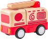 Woody DŘEVO Auto baby hasiči na setrvačník na baterie Světlo Zvuk