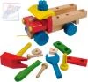Woody DŘEVO Auto montážní tahací dřevěné k sestavení set se 3 nástroji Woody DŘEVO Auto montážní tahací dřevěné k sestavení set se 3 nástroji
