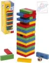 Woody DŘEVO Hra barevná věž Tower Tony s kostkou (dřevěná hračka) Woody DŘEVO Hra barevná věž Tower Tony s kostkou (dřevěná hračka)