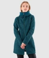 Woox Rajala Legion Blue dámský Woolshellový kabát