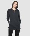 Woox Twister Ladies Hoodie Black kardigan