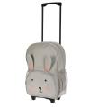 Xqmax Dětský kufr na kolečkách BUNNY 29 x 40 cm šedá