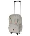 Xqmax Dětský kufr na kolečkách BUNNY 29 x 40 cm šedá