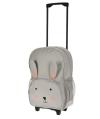 Xqmax Dětský kufr na kolečkách BUNNY 29 x 40 cm šedá (VÝPRODEJ)