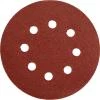 Yato Brusný papír 125 mm P100 s otvory 5 ks suchý zip Yato Brusný papír 125 mm P100 s otvory 5 ks suchý zip