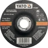Yato Kotouč brusný na kov 125 x 22 x 6,8 mm vypouklý INOX