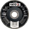 Yato Kotouč lamelový korundový 125 x 22,2 mm vypouklý brusný P120 Yato Kotouč lamelový korundový 125 x 22,2 mm vypouklý brusný P120