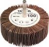 Yato Kotouč lamelový radiální 80x30 P-150 s hřídelí 6 mm Yato Kotouč lamelový radiální 80x30 P-150 s hřídelí 6 mm