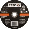 Yato Kotouč řezný na kov 125 x 22 x 2,5 mm INOX Yato Kotouč řezný na kov 125 x 22 x 2,5 mm INOX