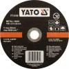 Yato Kotouč řezný na kov 180 x 22 x 1,5 mm INOX Yato Kotouč řezný na kov 180 x 22 x 1,5 mm INOX