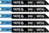 Yato List pilový do přímočaré pily 70 mm na kov TPI12 5 ks
