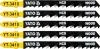 Yato List pilový do přímočaré pily na dřevo typ T 6TPI sada 5 ks