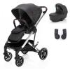 Zopa Set kočárek Quest+ korba+ adaptéry Vulcan Black/Silver