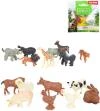 Zvířata 2-3cm plastové figurky mini zvířátka set 8ks sáček 3 druhy Zvířata 2-3cm plastové figurky mini zvířátka set 8ks sáček 3 druhy