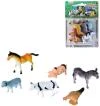 Zvířata domácí farma 5-6cm plastové figurky zvířátka set 6ks blistr Zvířata domácí farma 5-6cm plastové figurky zvířátka set 6ks blistr