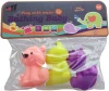 Zvířátko baby gumové stříkací set 3ks do vany do vody pro miminko Zvířátko baby gumové stříkací set 3ks do vany do vody pro miminko