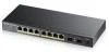 ZyXel GS1100-10HPv2, unmanage PoE 8x Gigabit, 2x Fiber Uplink, 120 Watt PoE