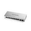 Zyxel GS1200-10 v3, 8 Port Gigabit, 2 x SFP webmanaged Desktop Switch