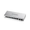 ZyXel GS1200-10 v3, 8 Port Gigabit, 2 x SFP webmanaged Desktop Switch ZyXel GS1200-10 v3, 8 Port Gigabit, 2 x SFP webmanaged Desktop Switch
