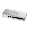 Zyxel GS1200-8HP v3, 8 Port Gigabit PoE+ webmanaged Desktop Switch, 4x PoE, 68 Watt