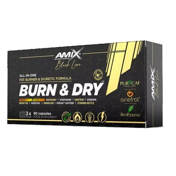 Amix Black Line Burn Dry Blister 90 kapslí