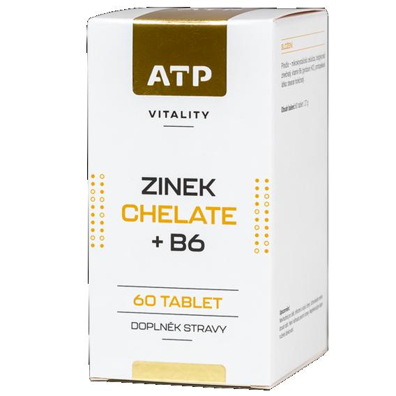 ATP Zinek Chelate + B6 60 tablet