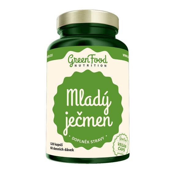 GreenFood Mladý ječmen 120 kapslí