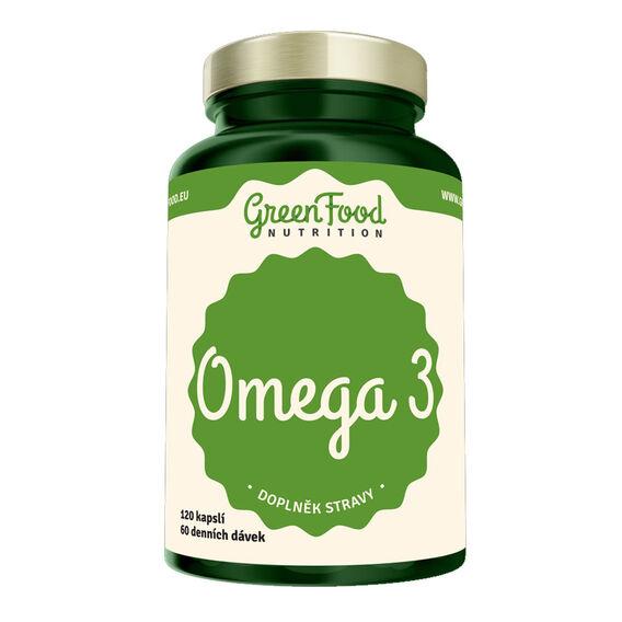 GreenFood Omega 3 120 kapslí