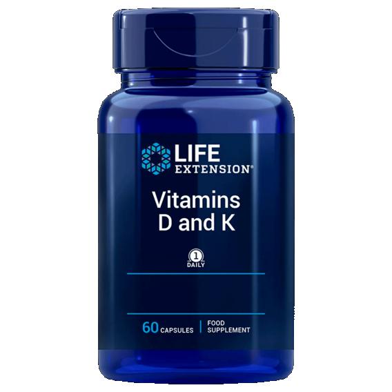 Life Extension Vitamíny D K 60 kapsúl