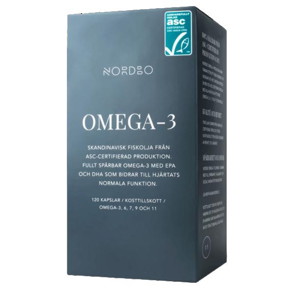 Nordbo Scandinavian Omega-3 Trout Oil 120 kapslí