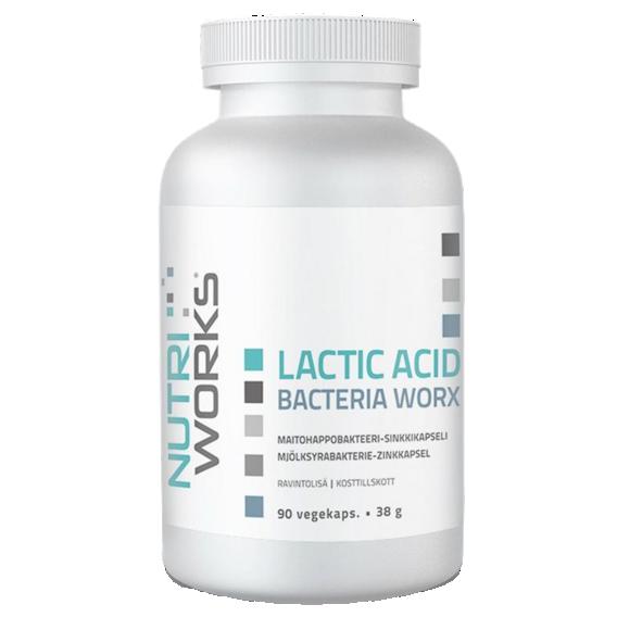 NutriWorks Lactic Acid Bacteria Worx 90 kapslí