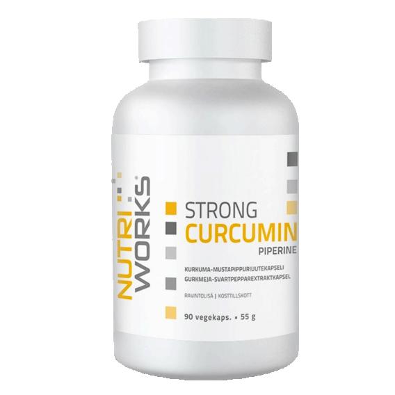 NutriWorks Strong Curcumin Piperine 90 kapsúl