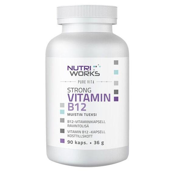 NutriWorks Strong Vitamin B12 90 kapslí